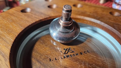Customer photo review of Spin Top - Damascus