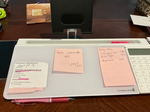 Customer photo review of DeskBoard Buddy