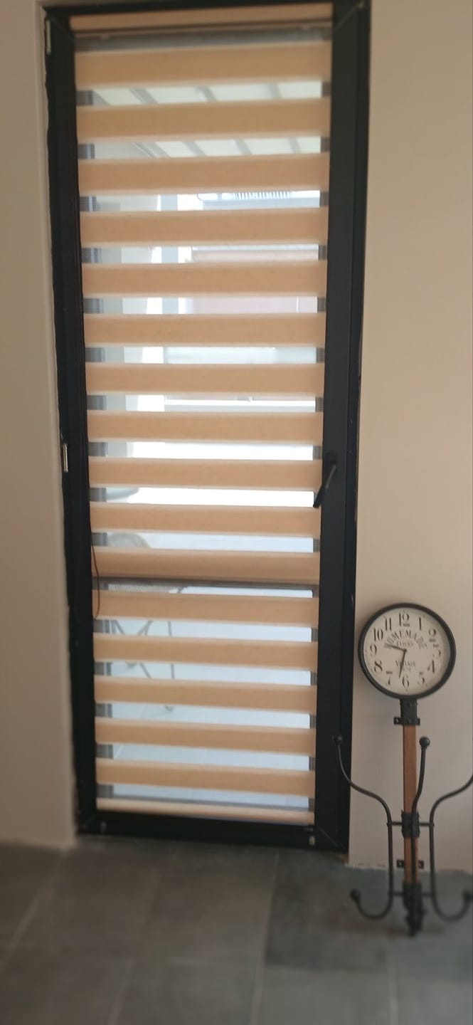 Customer photo review of Allure Honey Peach Day & Night Blinds