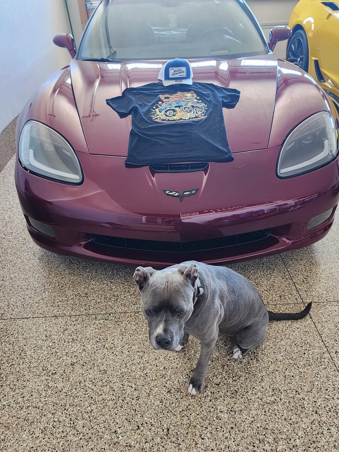 Customer photo review of Hotrod OBS Truck BoxerFink Shirt