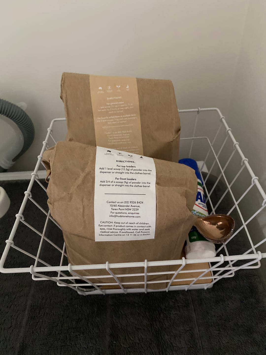 Customer photo review of Hudstone Powder Pack (Free Shipping - Scoops included)