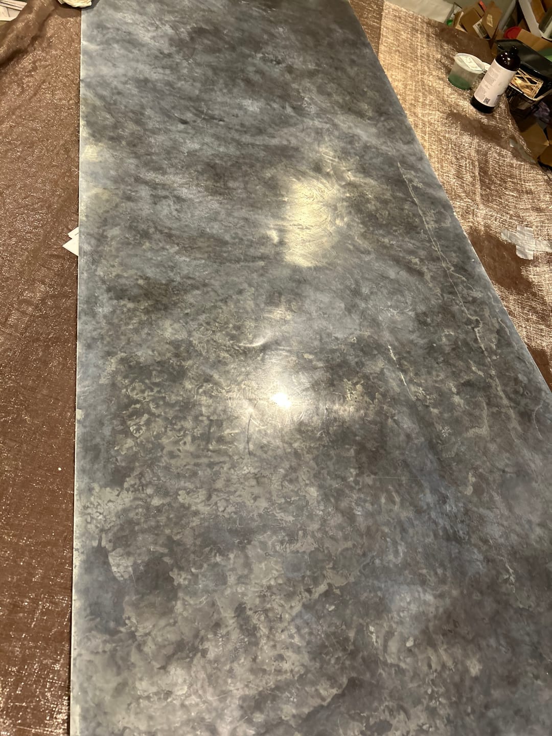 Customer photo review of Zinc Antiquing Solution