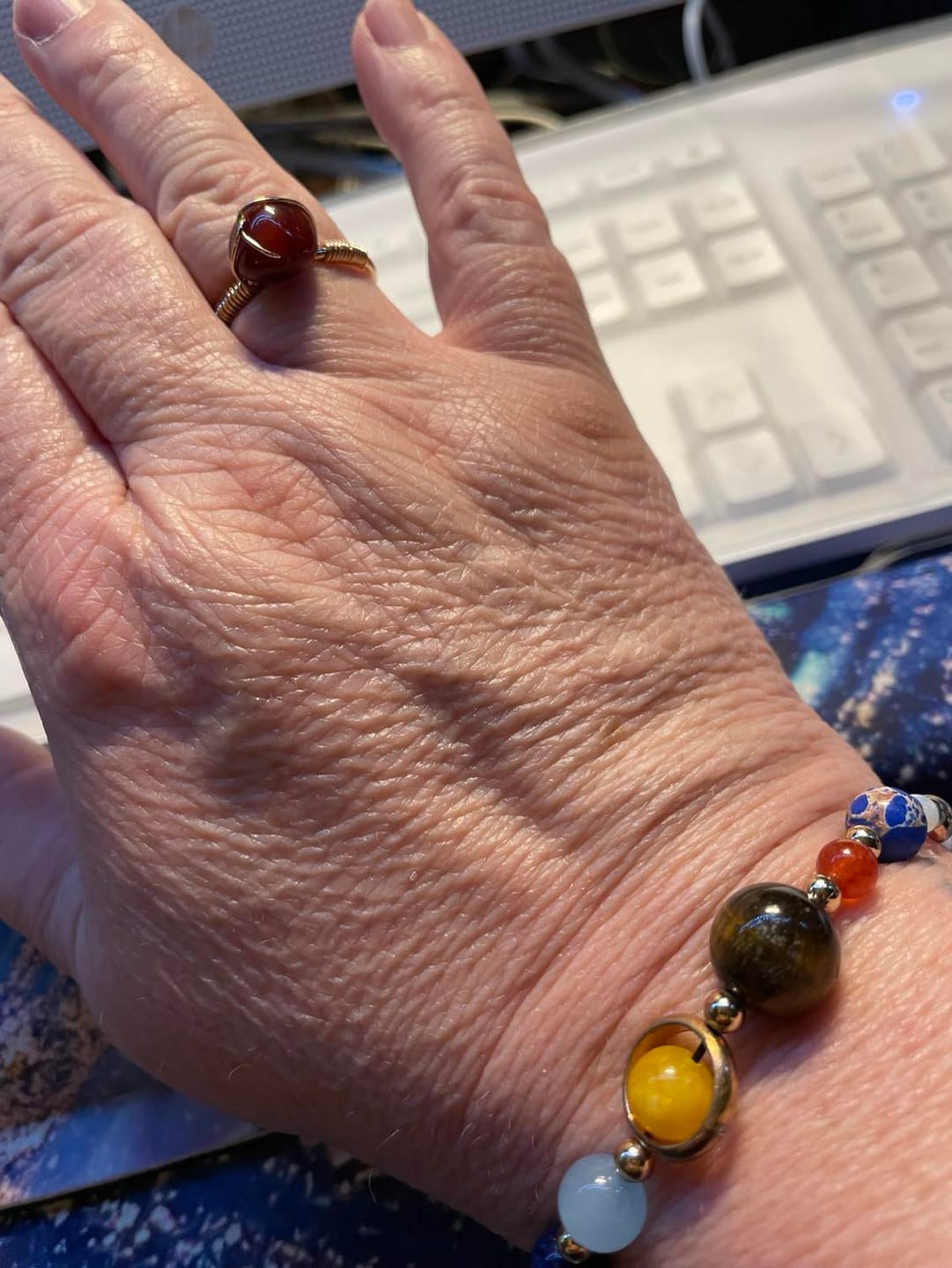 Customer photo review of 9 Planets Energy Bracelet