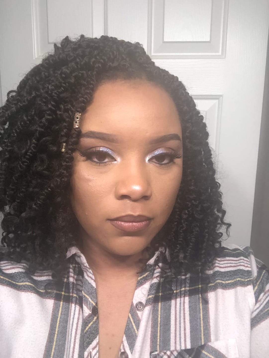 Customer photo review of Outre Crochet Braids X-Pression Twisted Up 2X Boho Wavy Bombtwist 10"