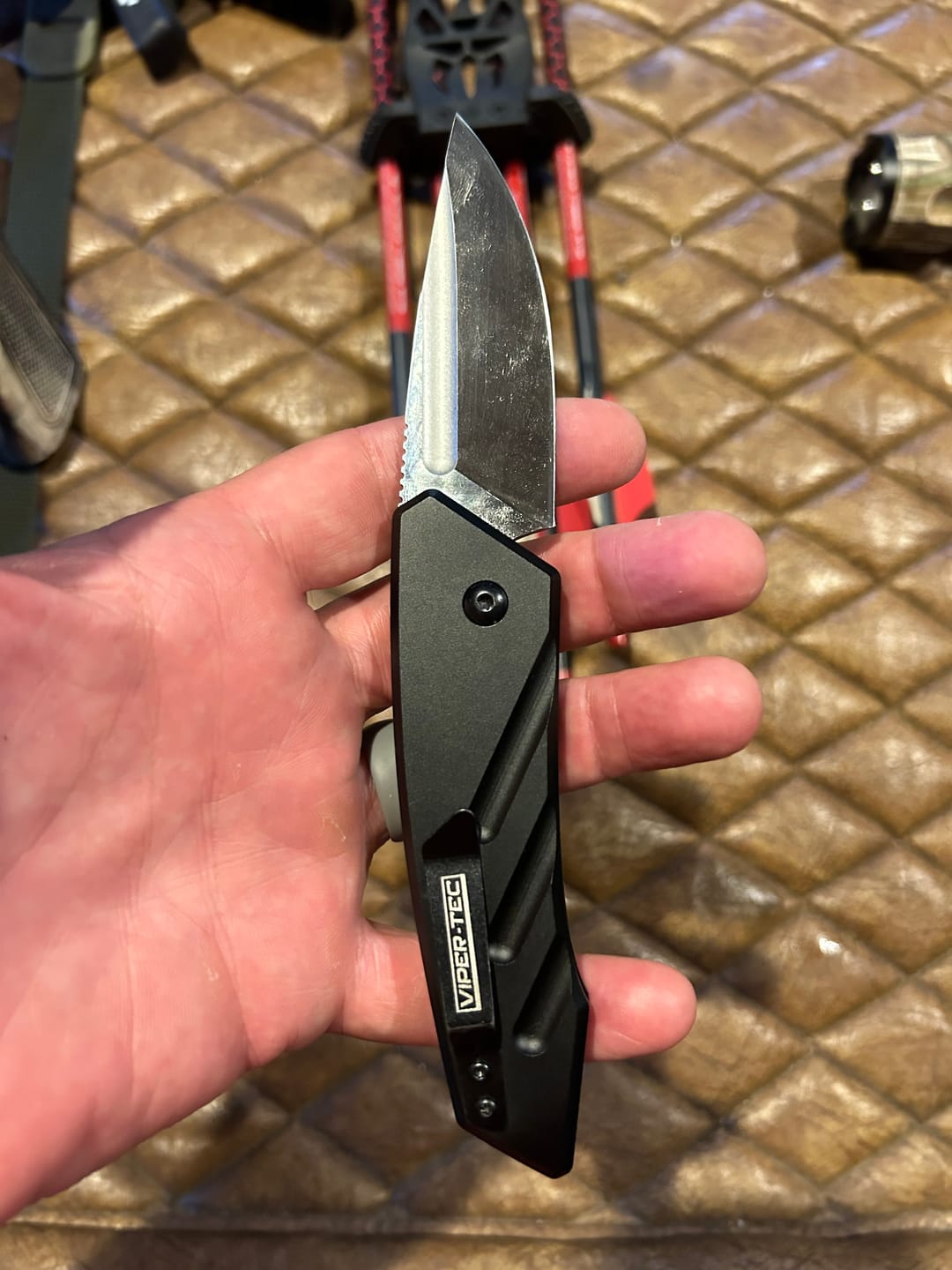Customer photo review of VT Initiate 1 Automatic D2 Knife