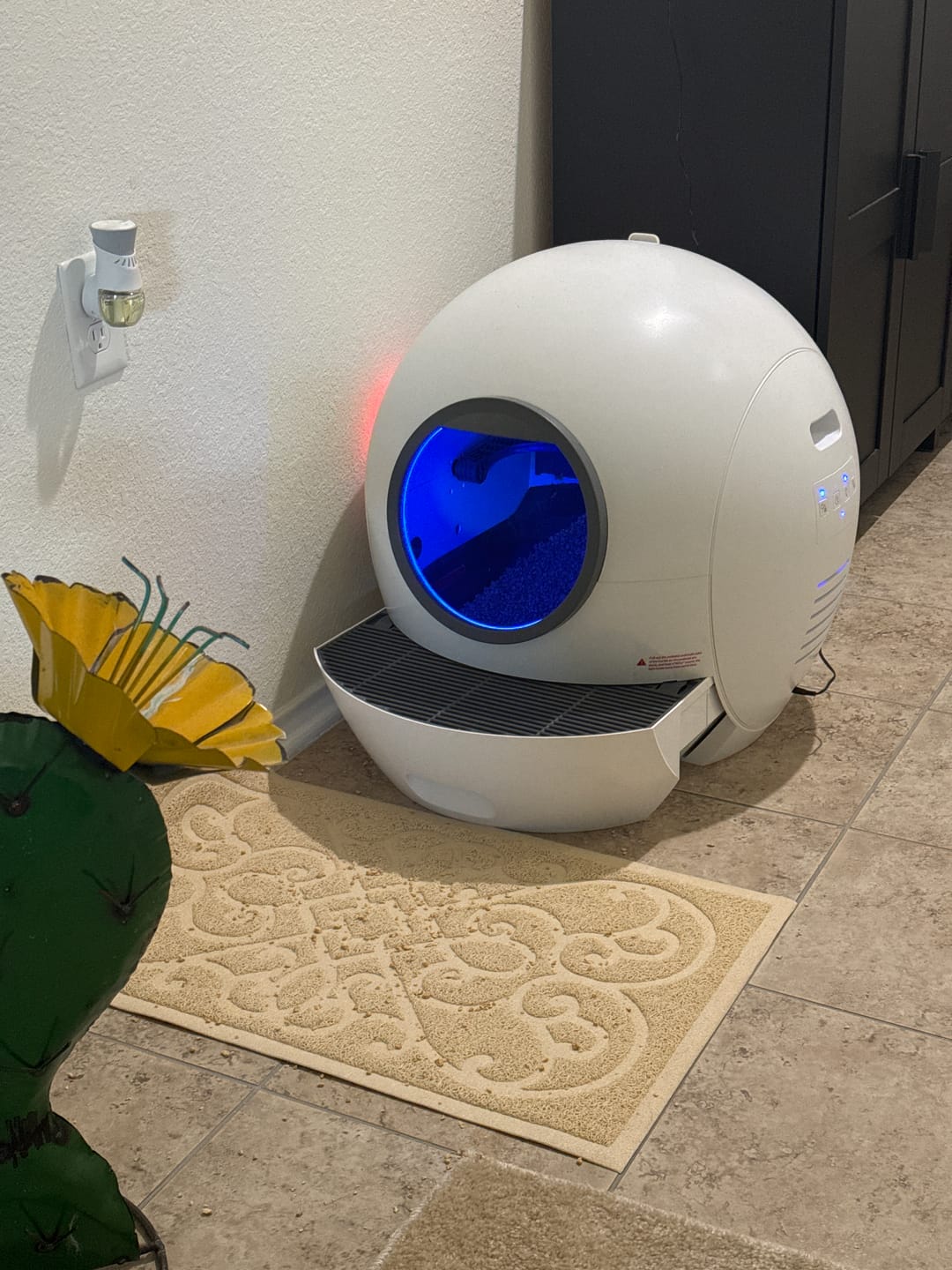 Customer photo review of Trash bag for ELS PET Spaceship Cat Litter Box