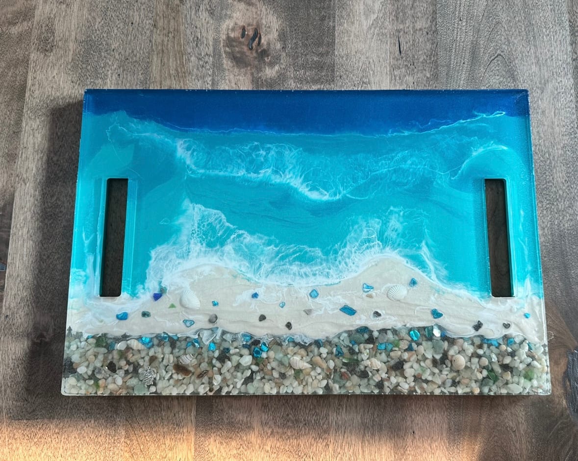 Customer photo review of 18x12x1" Dual Handle Serving Board Silicone Mold