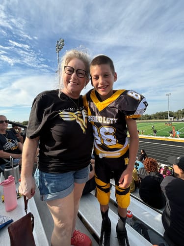 Customer photo review of TV Rocker Gold T-Shirt