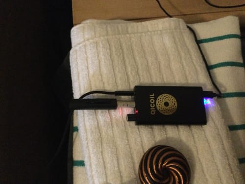 Customer photo review of Qi Coil™ Bluetooth Receiver for Wireless Operation
