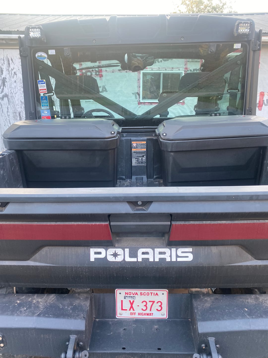 Customer photo review of 45L Storage box / Cargo Box(Left Side) for Polaris Ranger