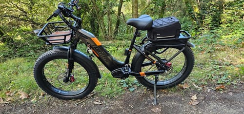 Customer photo review of Lankeleisi MG600 Plus 1000W Bafang Motor 26" Fat Bike All Terrain SUV E-Bike 48V 20Ah Samsung Battery