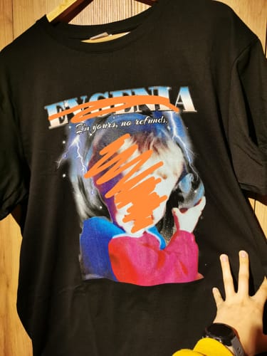 Customer photo review of 90er Vintage Bootleg - Individuelles T-Shirt