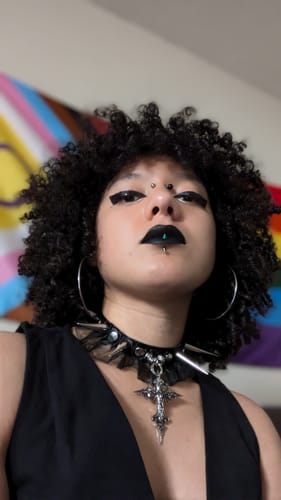 Customer photo review of Die Last Frillz Choker