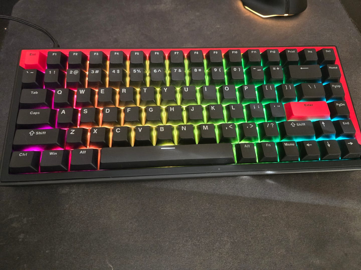 Customer photo review of DrunkDeer G75 Wired Actuation Distance Adjustable Magnetic Switch Keyboard