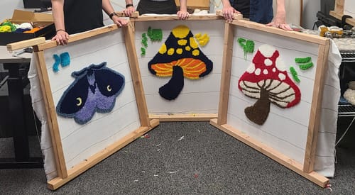 Customer photo review of Tuft Love Group Tufting Classes (Superior, CO)