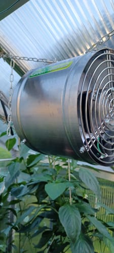 Customer photo review of Gewächshausventilator Arizona mit 31 Watt und 420 m³/h Luftumwälzung