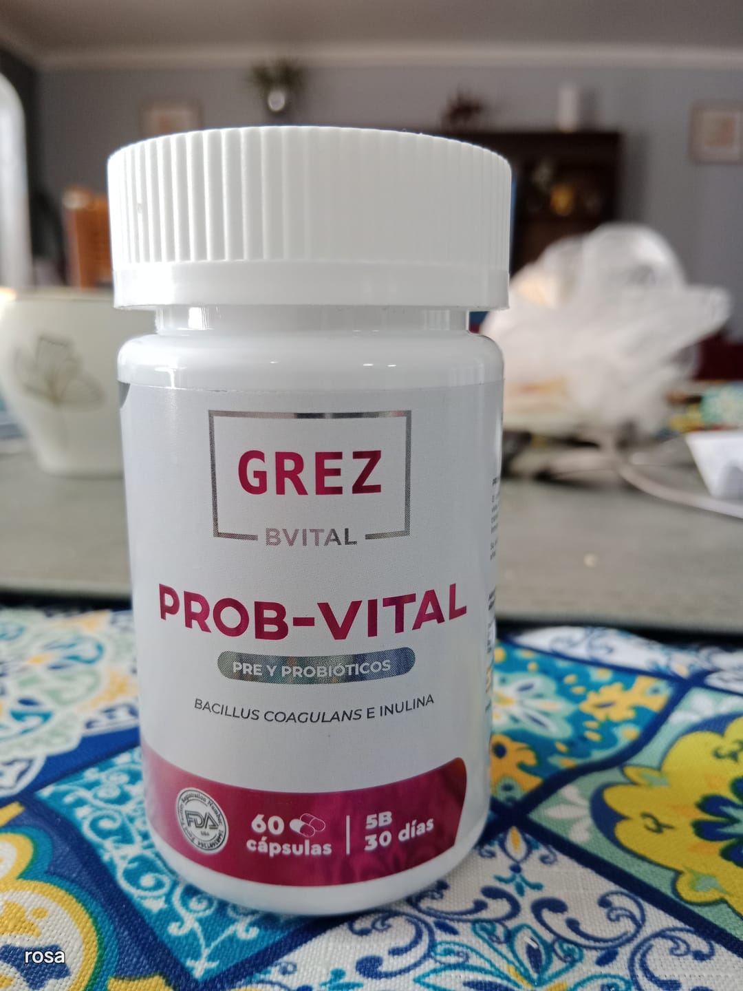 Customer photo review of PROB-VITAL - Simbiótico (Probióticos & prebióticos)