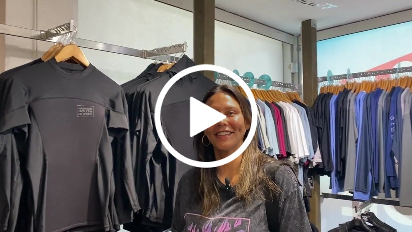 Customer video review of HawaiianSouthShore Hybrid Wet/RashGuard with Thumbhole (XSmall-XXLarge)