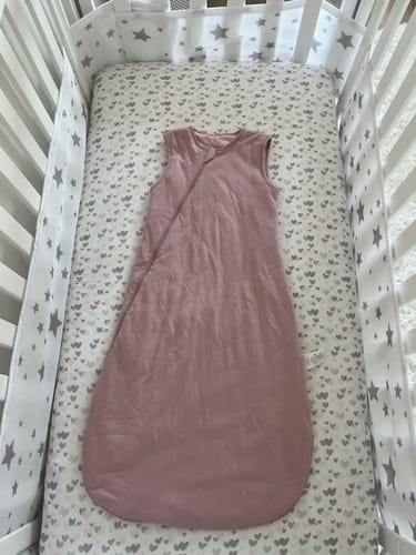 Customer photo review of Sleeveless Thicken Heated Sleeping Bag 2.5 TOG - Cameo Pink