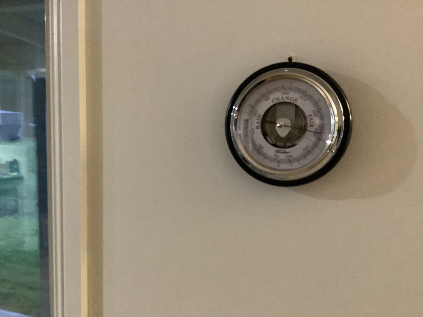 Customer photo review of Popular Ebony & Chrome 170mm German Barometer