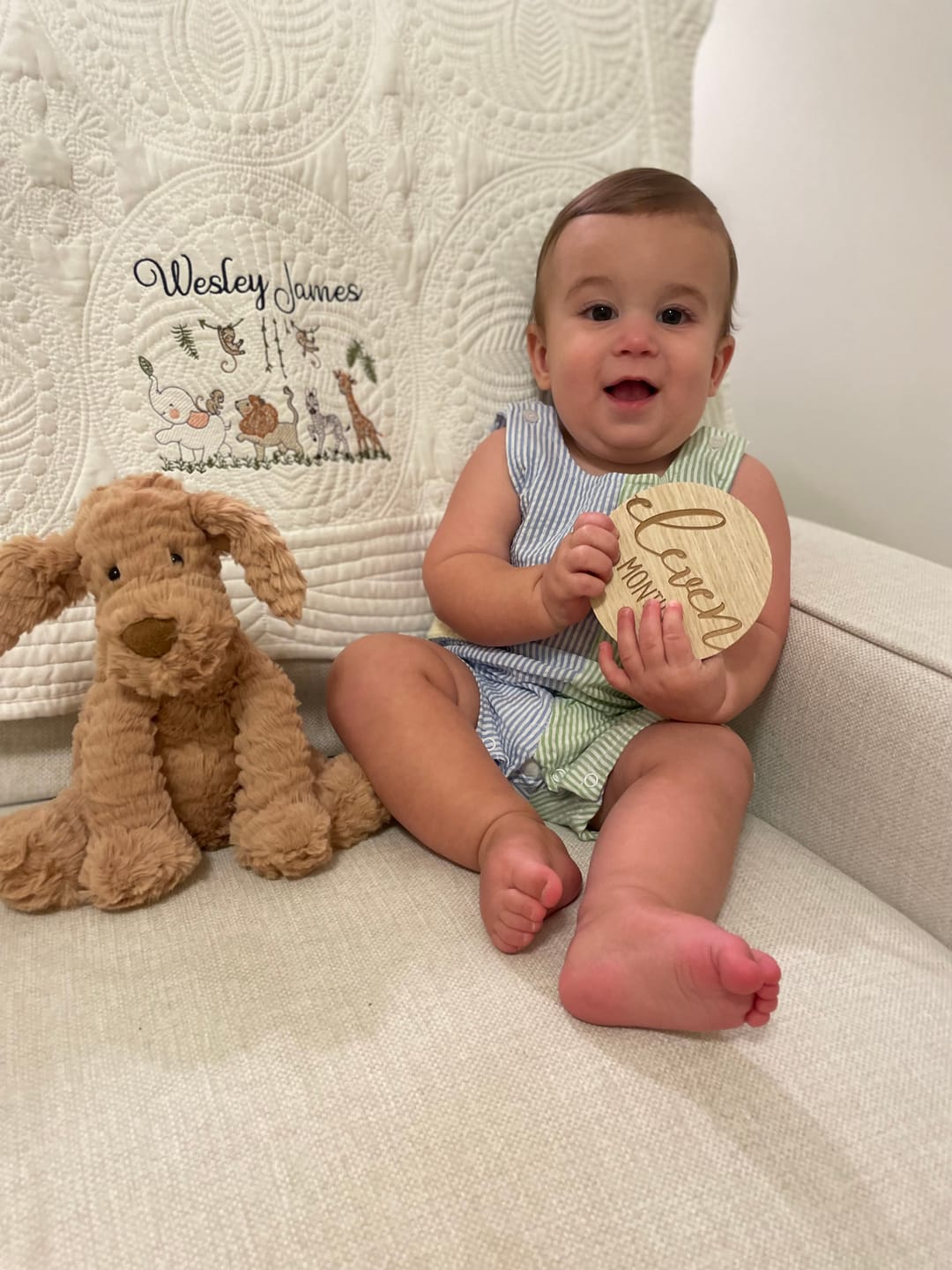 Customer photo review of Multi Stripe Seersucker Jon Jon