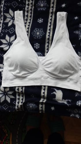 Customer photo review of Breathable Support Sports Bra