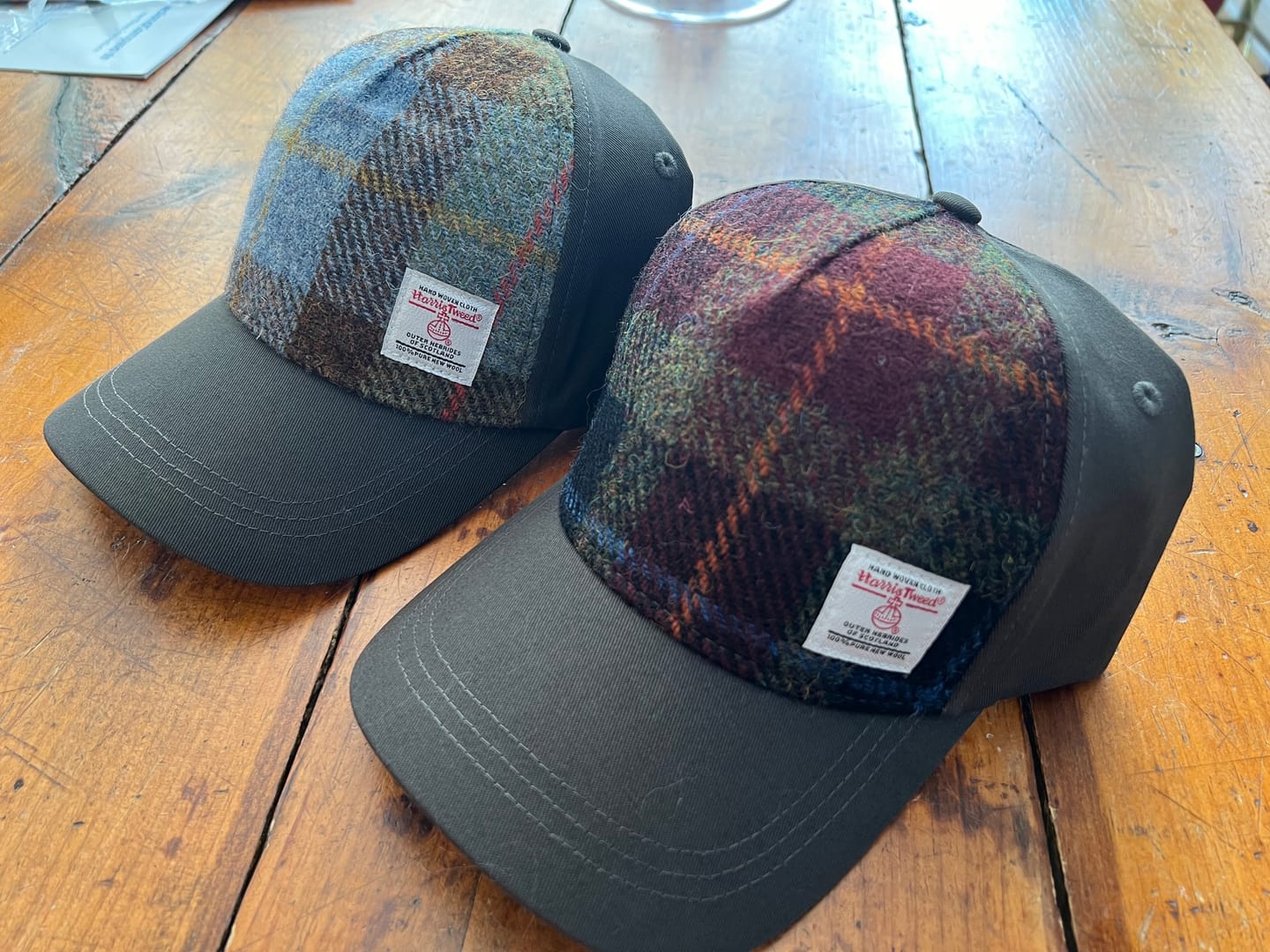 Customer photo review of Baseball Cap with Harris Tweed