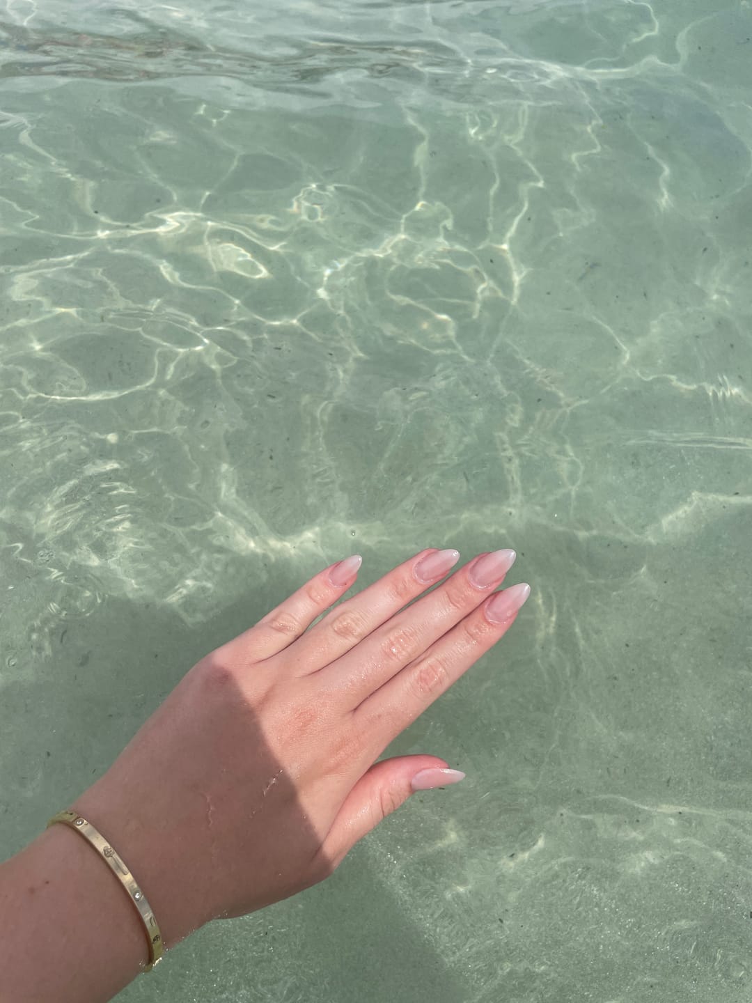 Customer photo review of Timeless Affection Stone Armreif