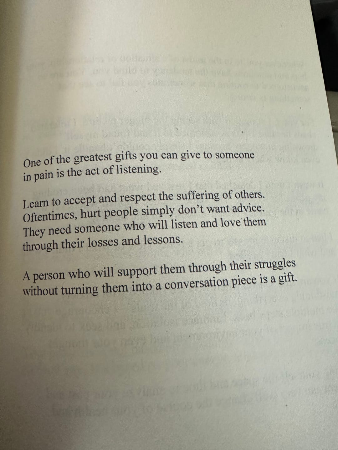 Customer photo review of The Tears That Taught Me