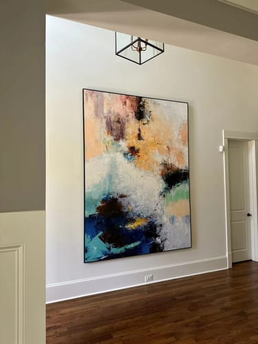 Customer photo review of Modern Abstract Painting #ABAV372