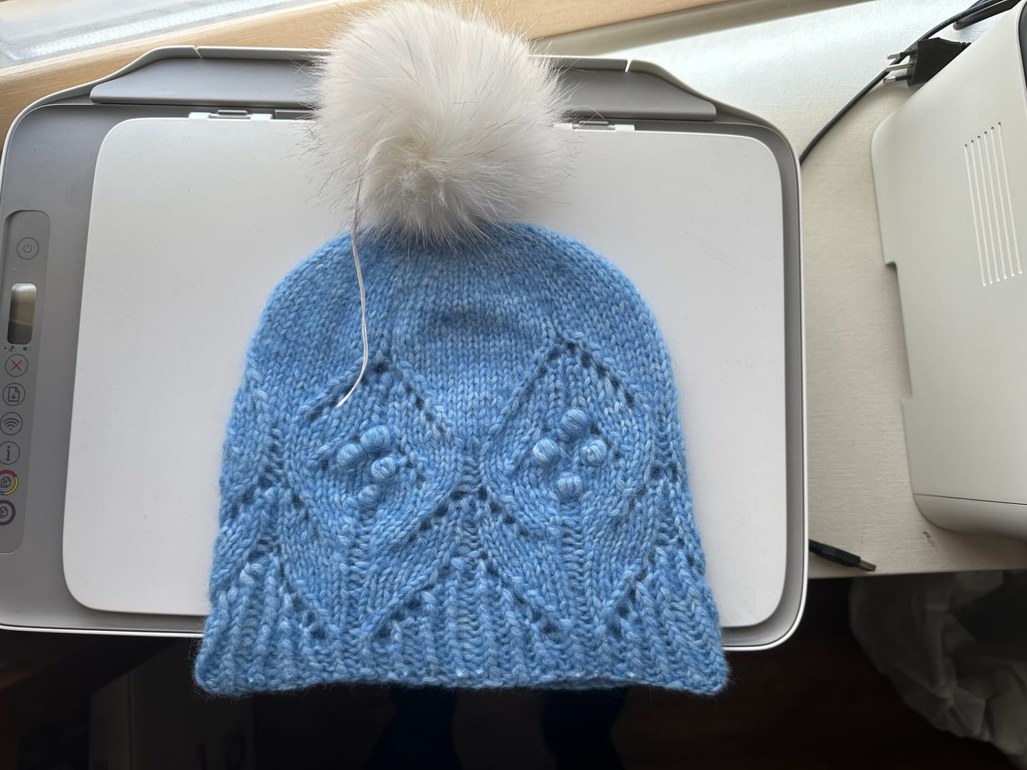 Customer photo review of Snefnug  (55% Baby Alpaca / 35% Algodón / 10% Lana Merino Extra Fina)