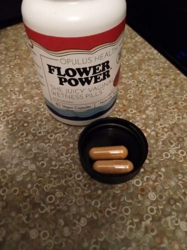 Customer photo review of Flower Power® 'She Juicy' Vaginal Moisture Supplement (60ct/ea)