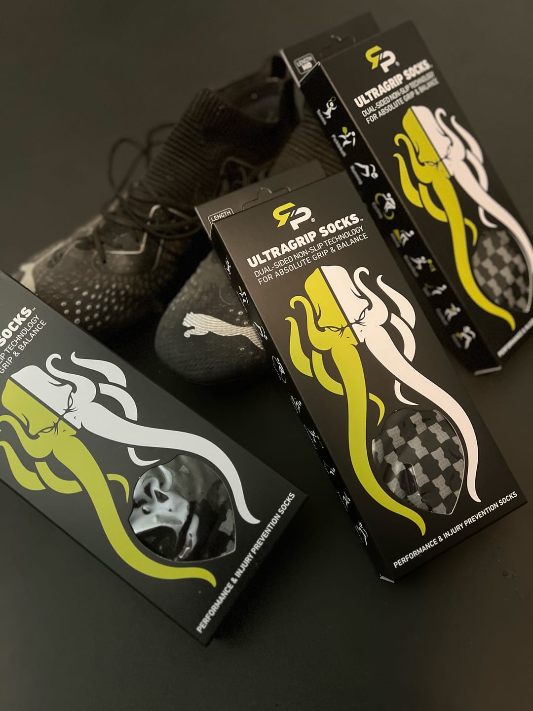 Customer photo review of RTP ULTRAGRIP V2 Dual sided Non-slip Technology Socks