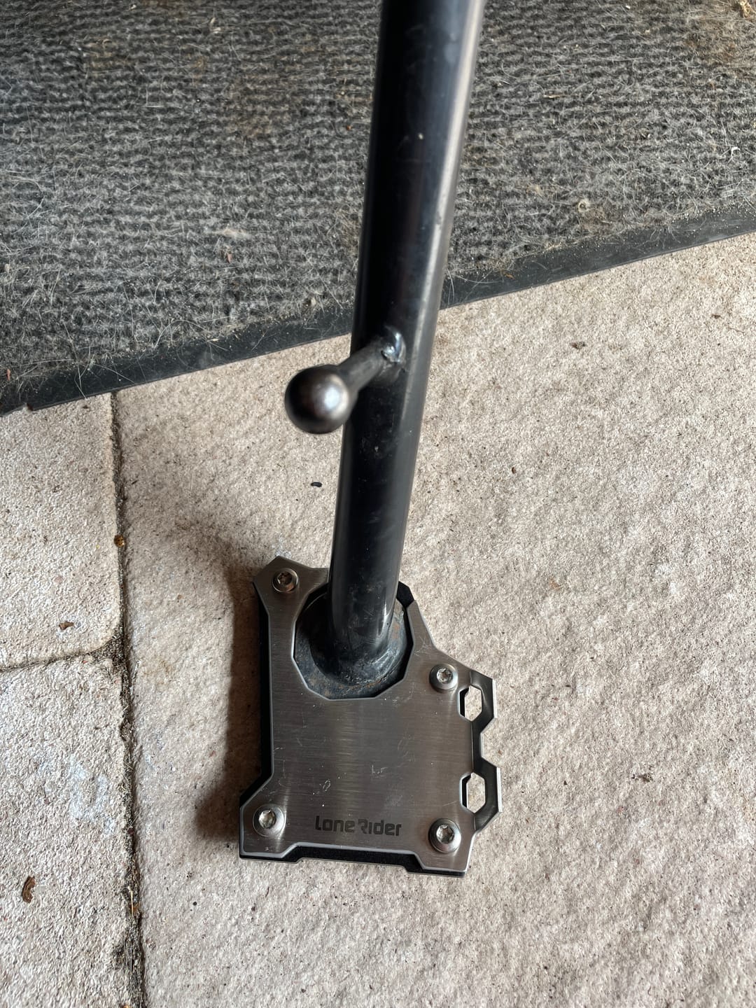 Customer photo review of Side Stand Foot Extension BMW R1200/1250GS/1300GS/Adventure