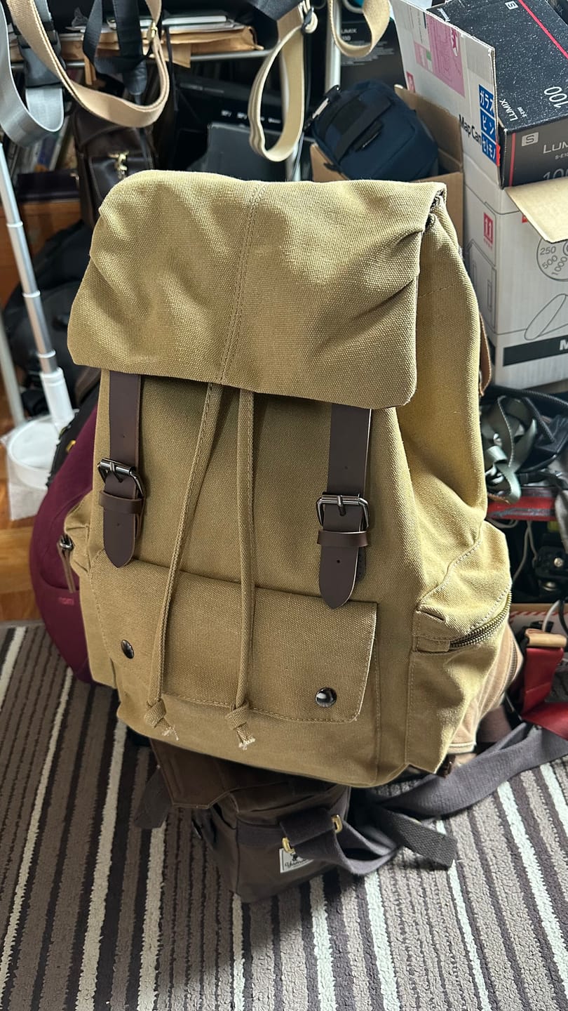Customer photo review of スイスアーミーリュックサック - ピートレーベル