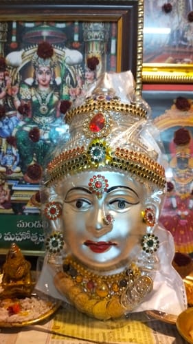 Customer photo review of GS Lakshmi face Full Jewellery