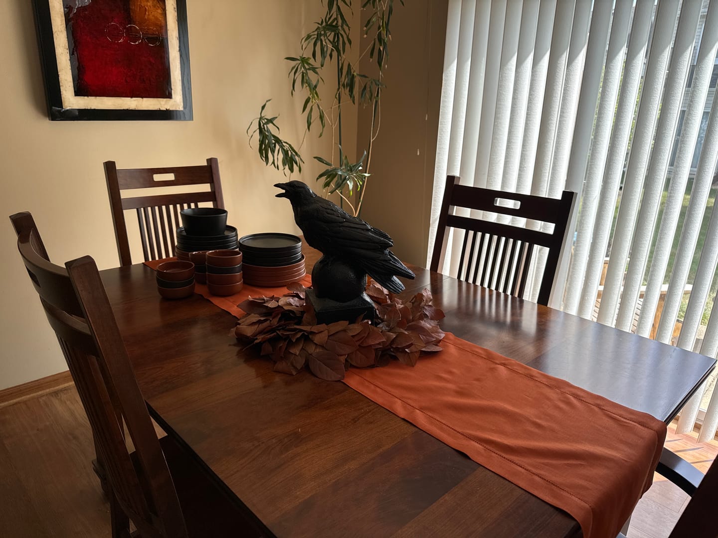 Customer photo review of Classic Hemstitch Table Runner