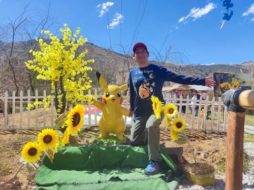 Customer photo review of Polo Manga Larga Le Petit Saiyan (H) (Azul)