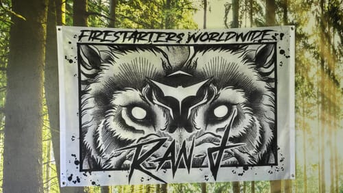 Customer photo review of Stoffbanner inkl. Druck