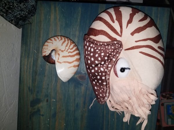 Customer photo review of Lifelike Nautilus Soft Stuffed Plush Toy