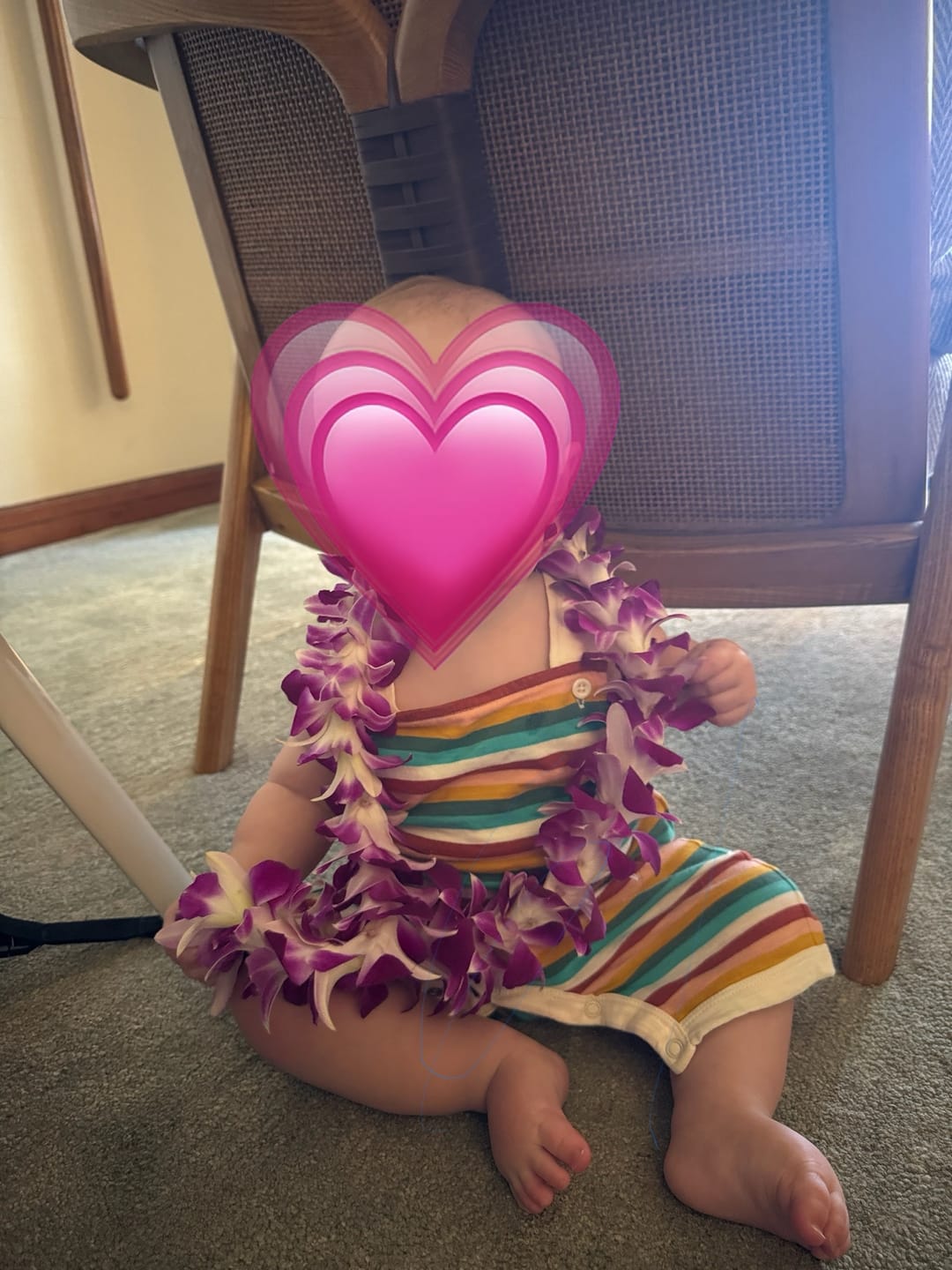 Customer photo review of Rainbow Storytime Dungaree Shorts