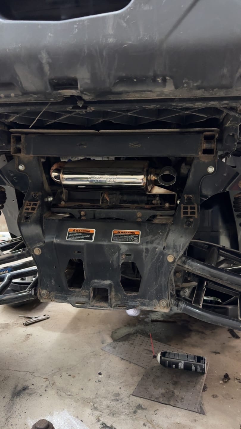 Customer photo review of 2016-2024 Can-Am Defender HD10/HD9/HD8 Slip On, Sport Muffler