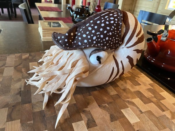 Customer photo review of Lifelike Nautilus Soft Stuffed Plush Toy