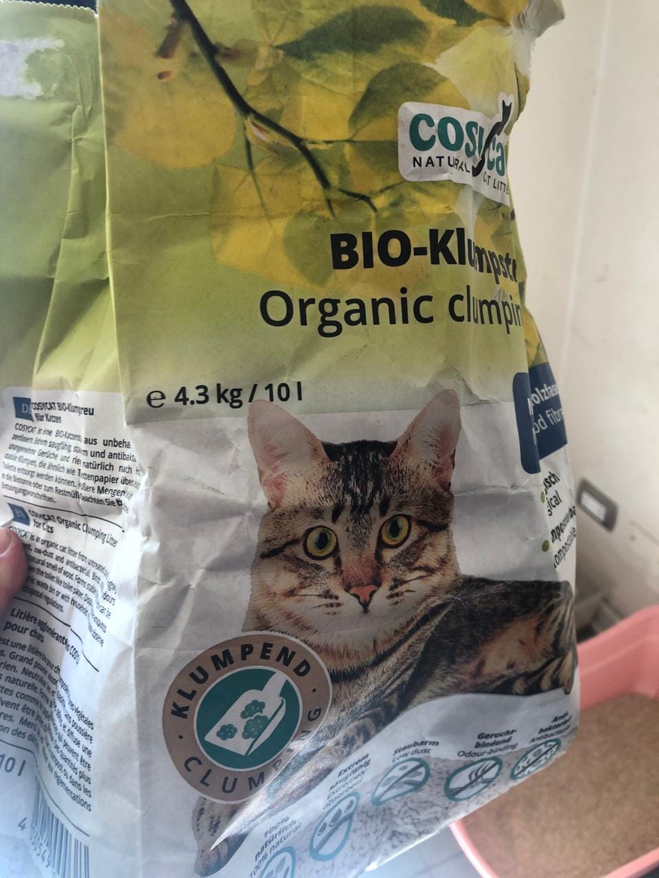 Customer photo review of Arena biodegradable Cosycat 4,3 kg