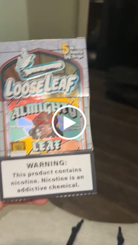 Customer video review of Chief Keef “Almighty Leaf” LooseLeaf 5-Pack Wraps (40 Count)