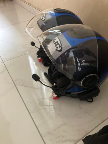 Customer photo review of Motarcom - L'intercom moto haut de gamme et abordable