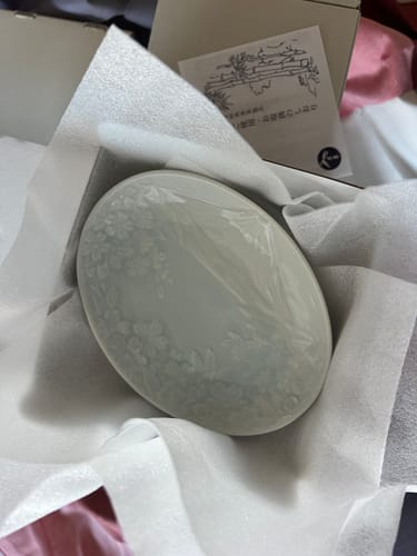 Customer photo review of Celadon Mount Fuji Cherry Blossom Dessert Plate