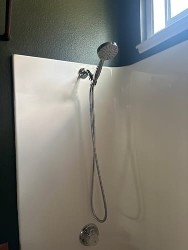 Customer photo review of 3-Spray Low Flow Handheld Shower Head Set