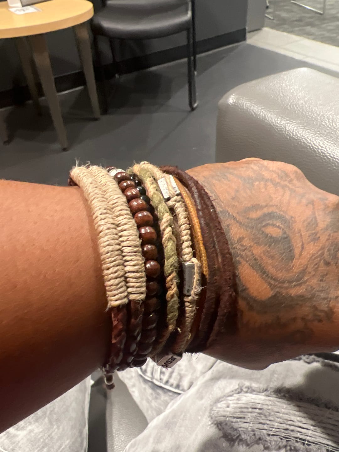 Customer photo review of Trinity Tribal WristPack- Jesus