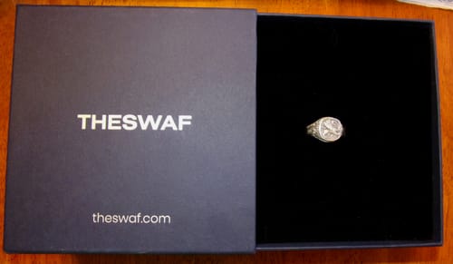 Customer photo review of Griffin Signet Ring